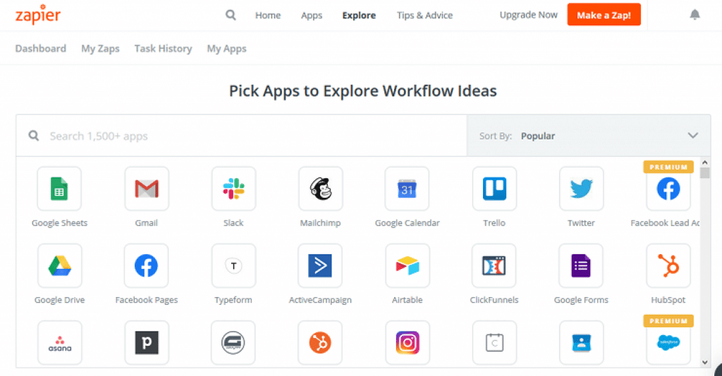 Zapier Social Media Tools